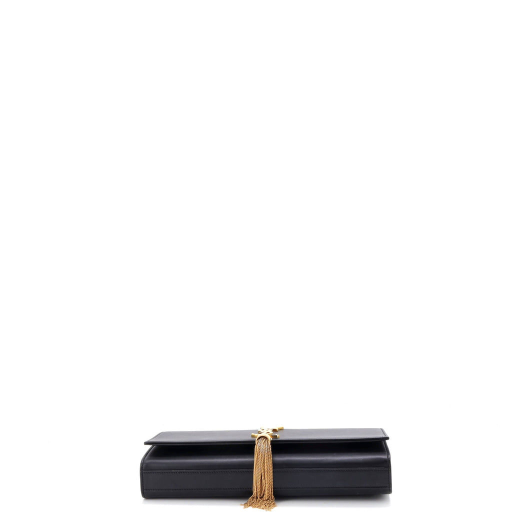Classic Monogram Tassel Clutch Leather Long
