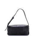 Brick Cassette Shoulder Bag Maxi Intrecciato Leather Small