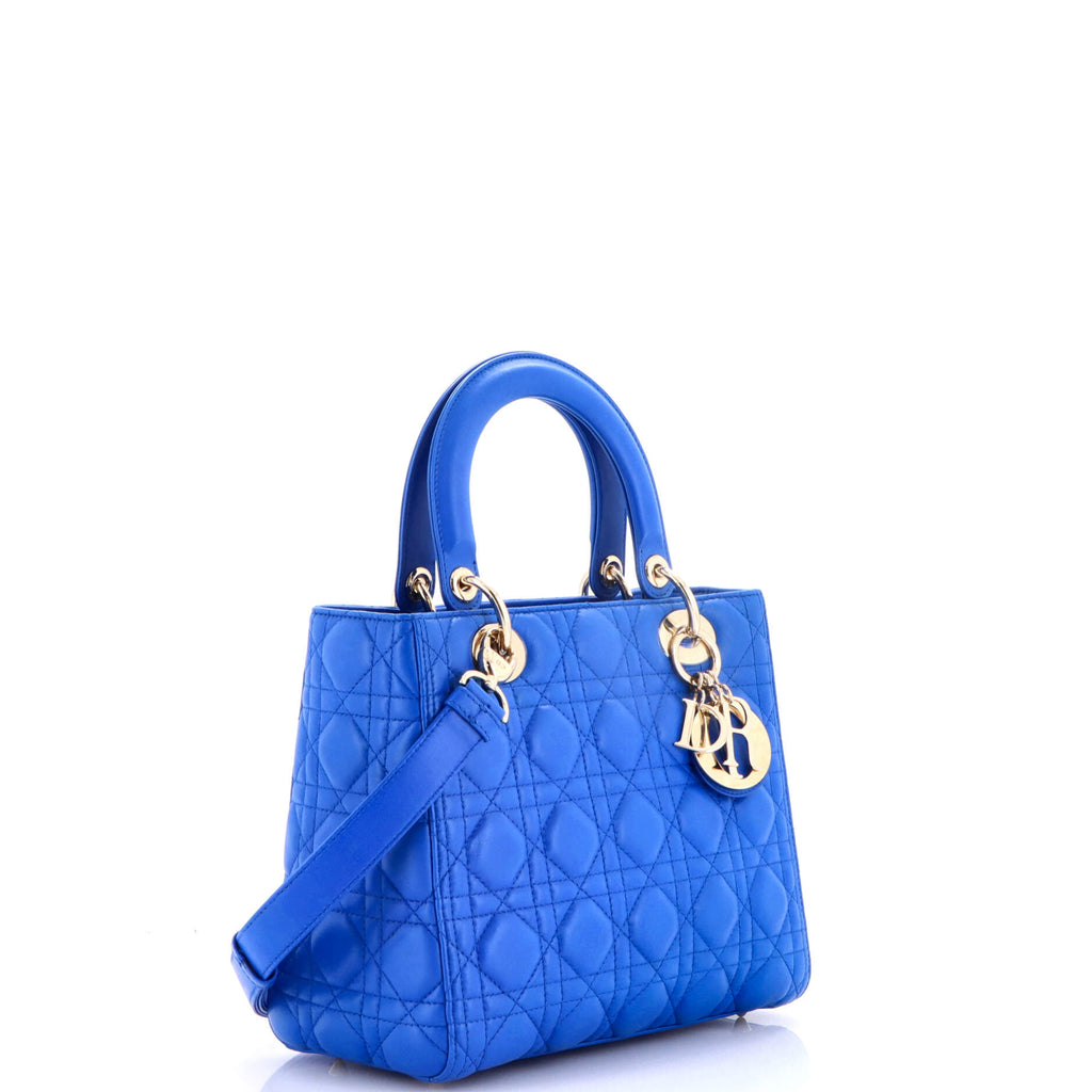 Lady Dior Bag Cannage Quilt Lambskin Medium