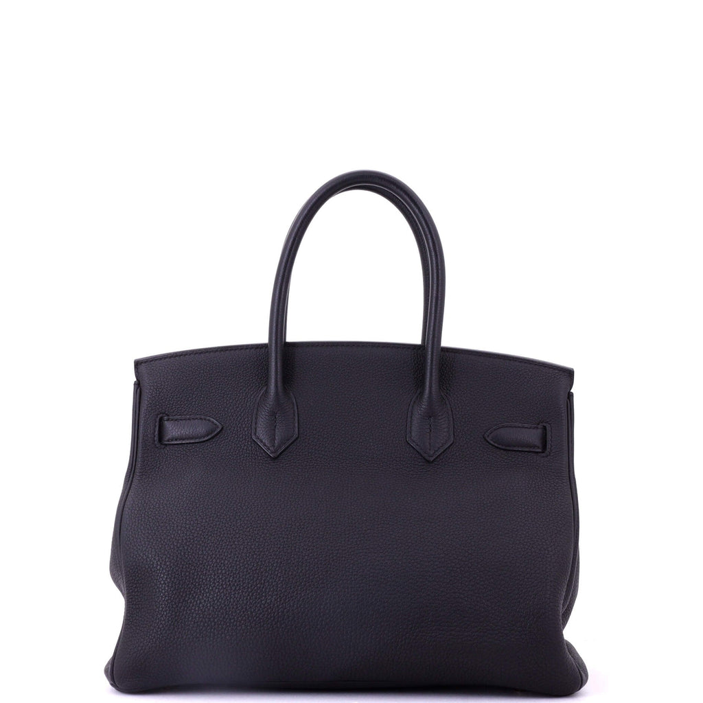 Birkin Handbag Noir Togo with Rose Gold Hardware 30