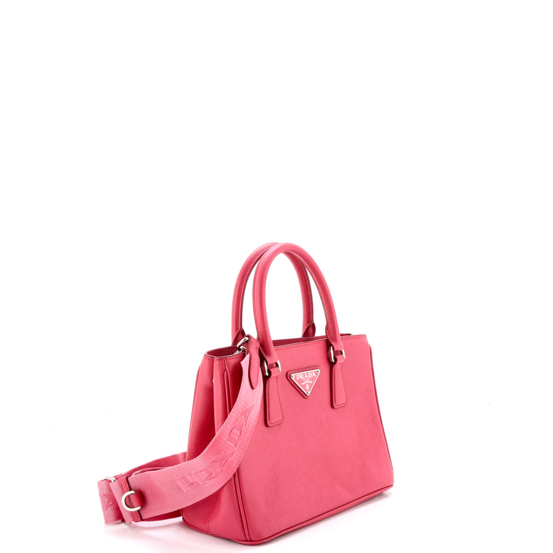 Galleria Double Zip Tote Saffiano Leather Mini
