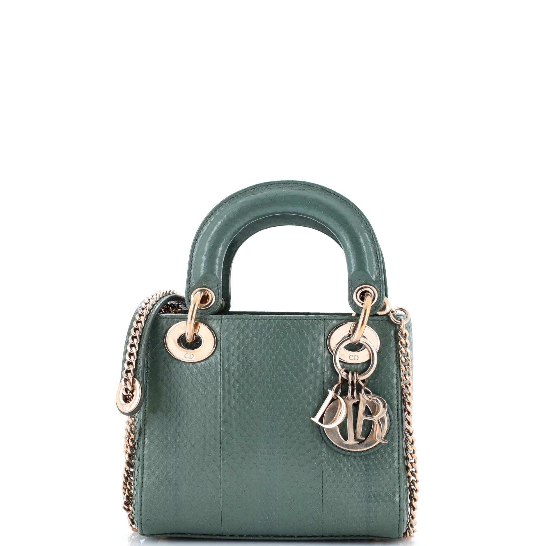 Lady Dior Chain Bag Python Mini