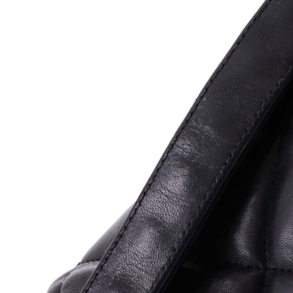 19 Flap Bag Quilted Leather Medium