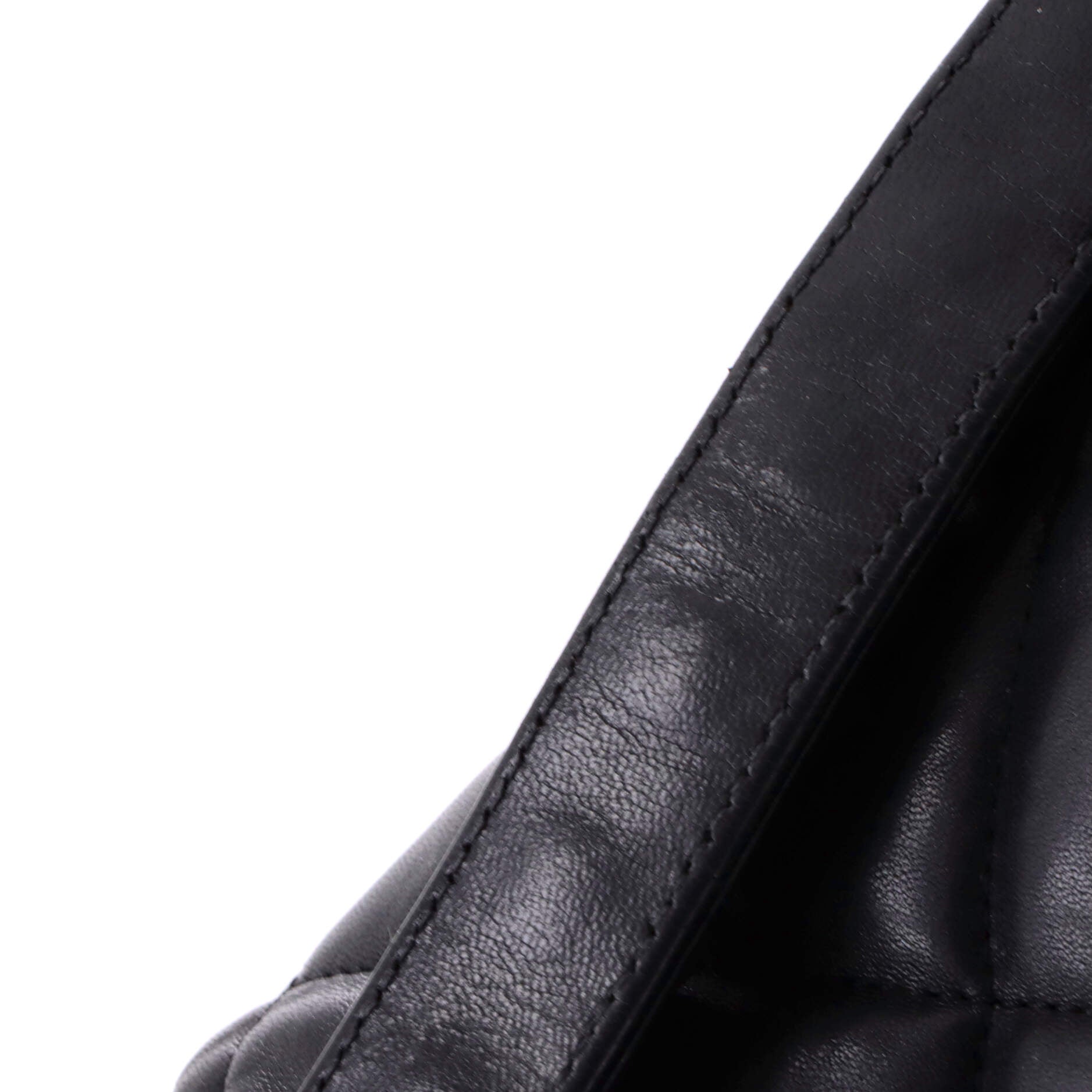 19 Flap Bag Quilted Leather Medium