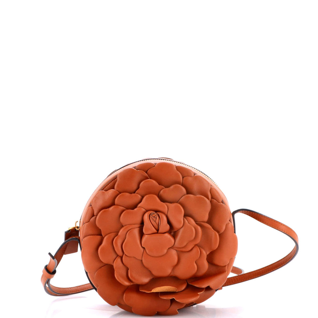 Atelier 03 Rose Edition Round Crossbody Bag Leather
