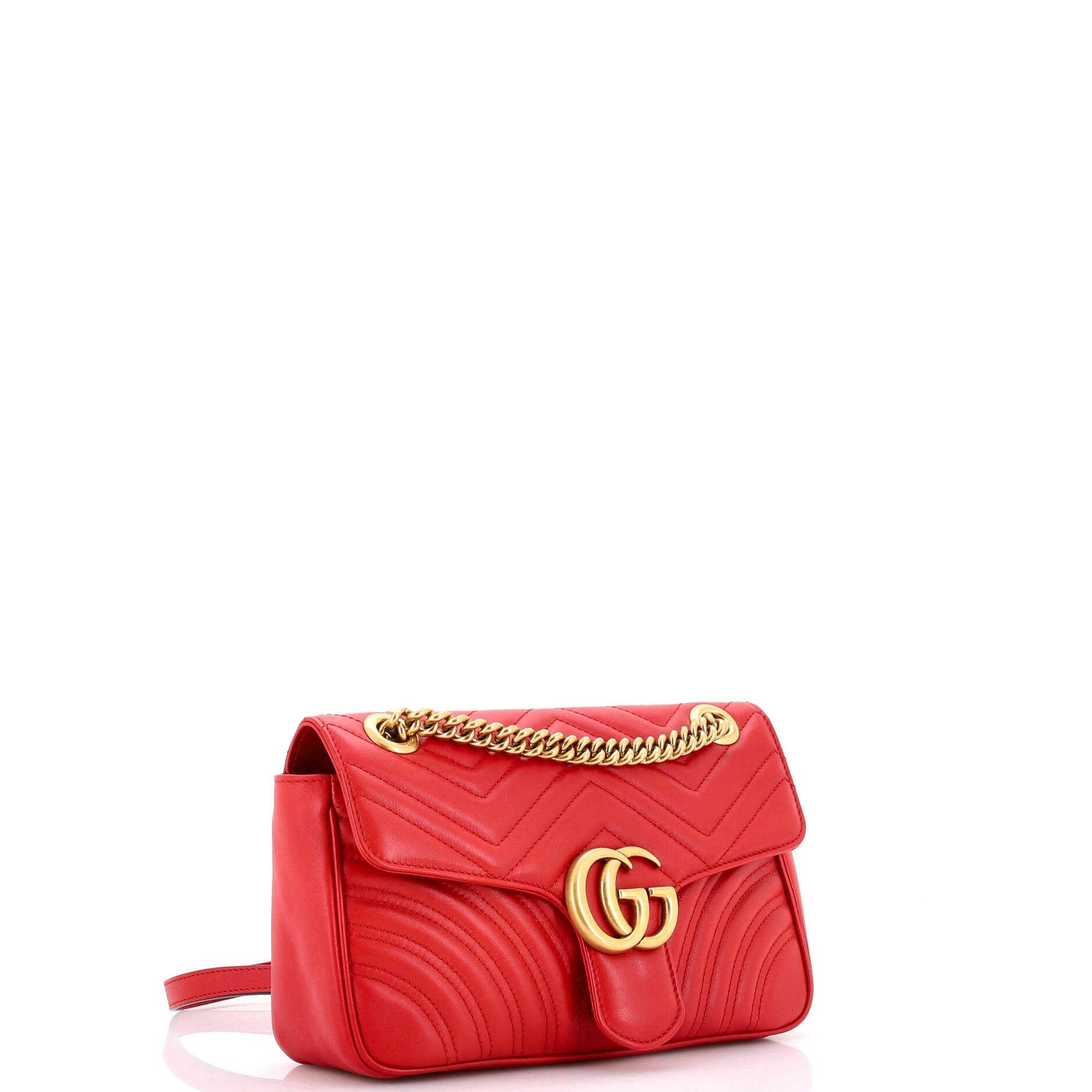 GG Marmont Flap Bag Matelasse Leather Small