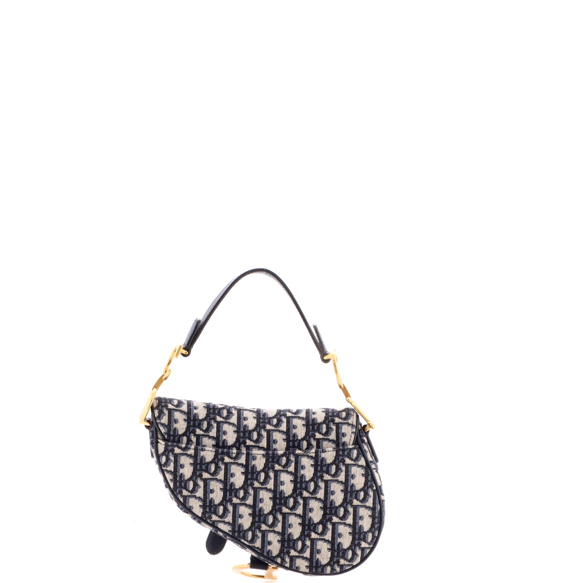 Saddle Handbag Oblique Canvas Mini