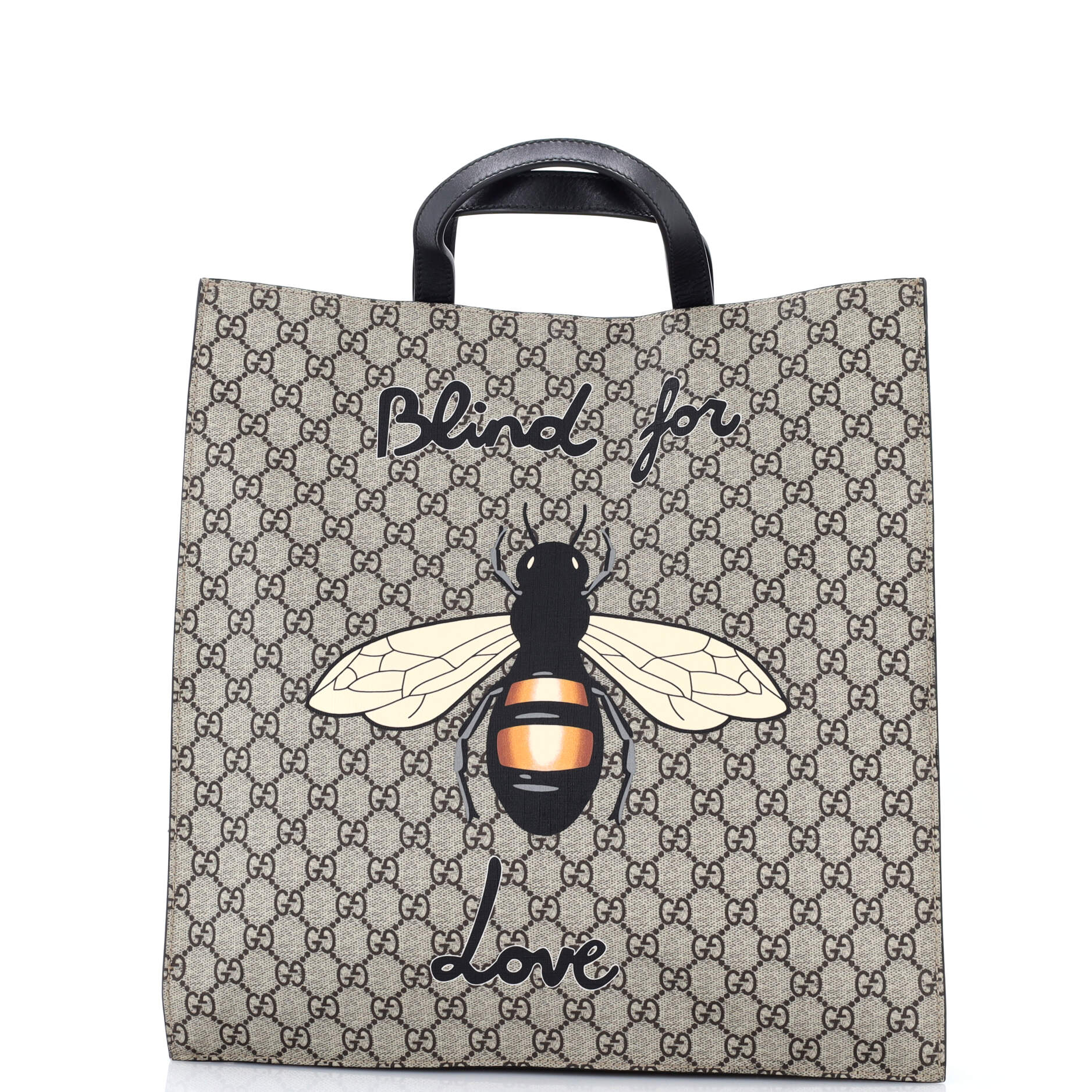 Convertible Soft Open Tote Printed GG Coated Canvas Tall