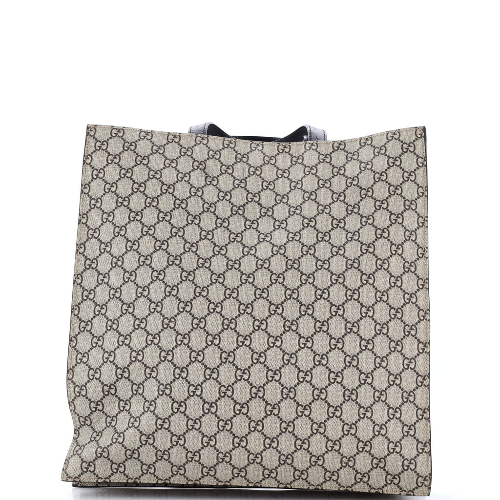 Convertible Soft Open Tote Printed GG Coated Canvas Tall