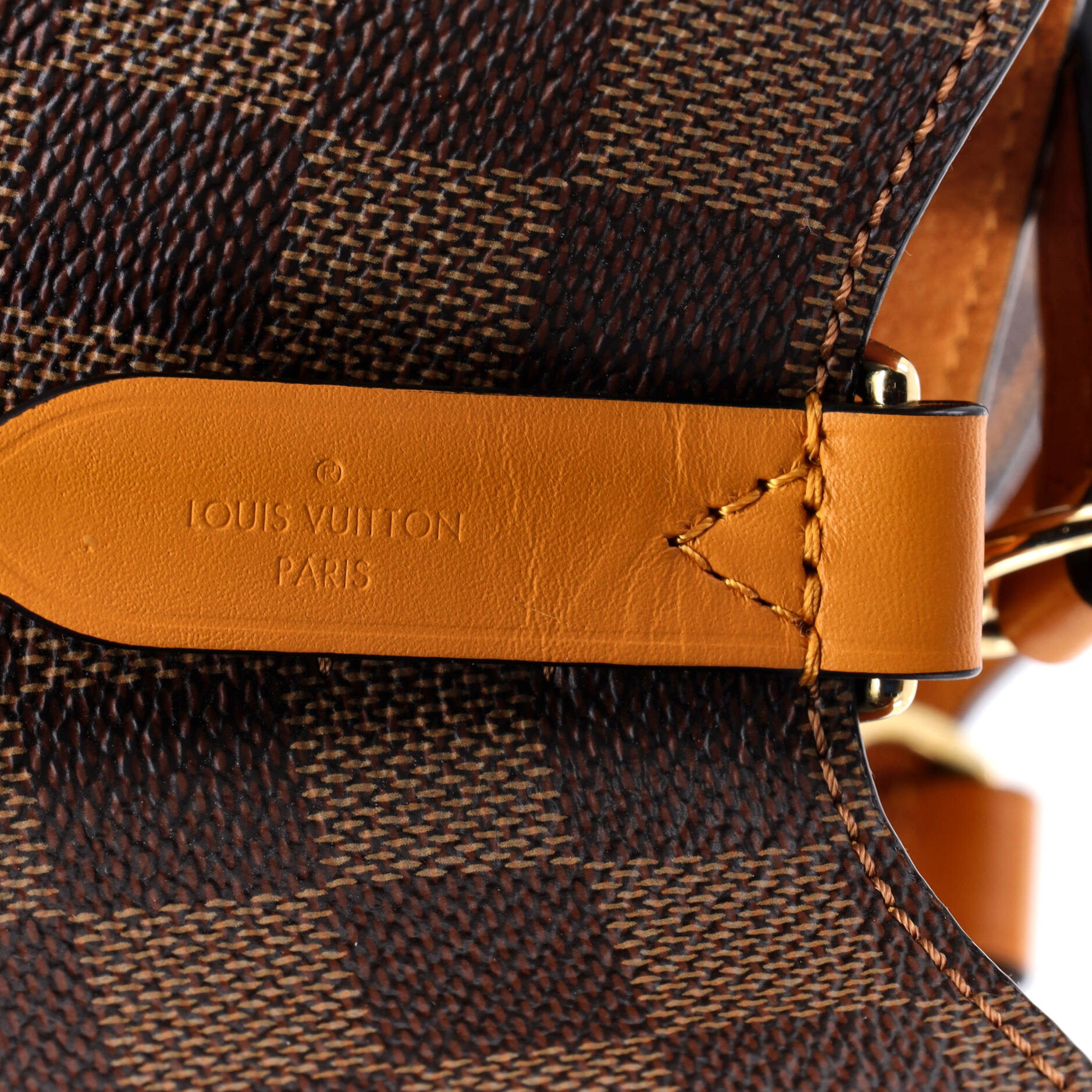 NeoNoe Handbag Damier with Leather MM