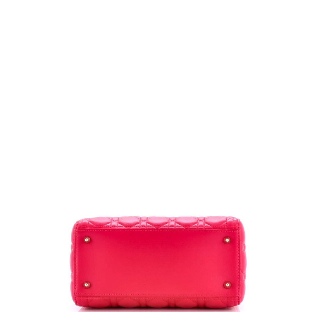 Lady Dior Bag Cannage Quilt Lambskin Medium