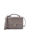 Bellechasse Satchel Crocodile Embossed Leather Medium