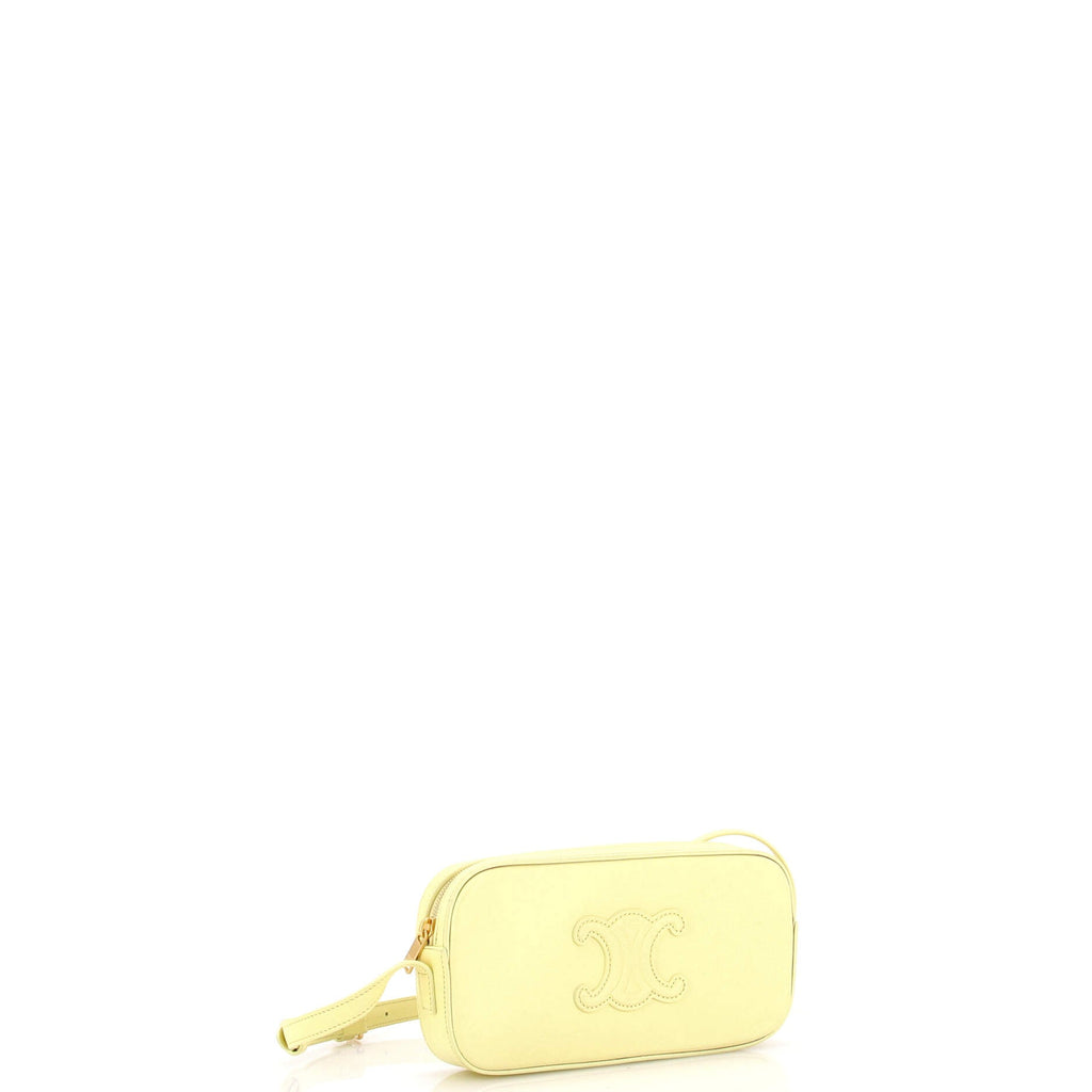 Cuir Triomphe Camera Shoulder Bag Leather Mini