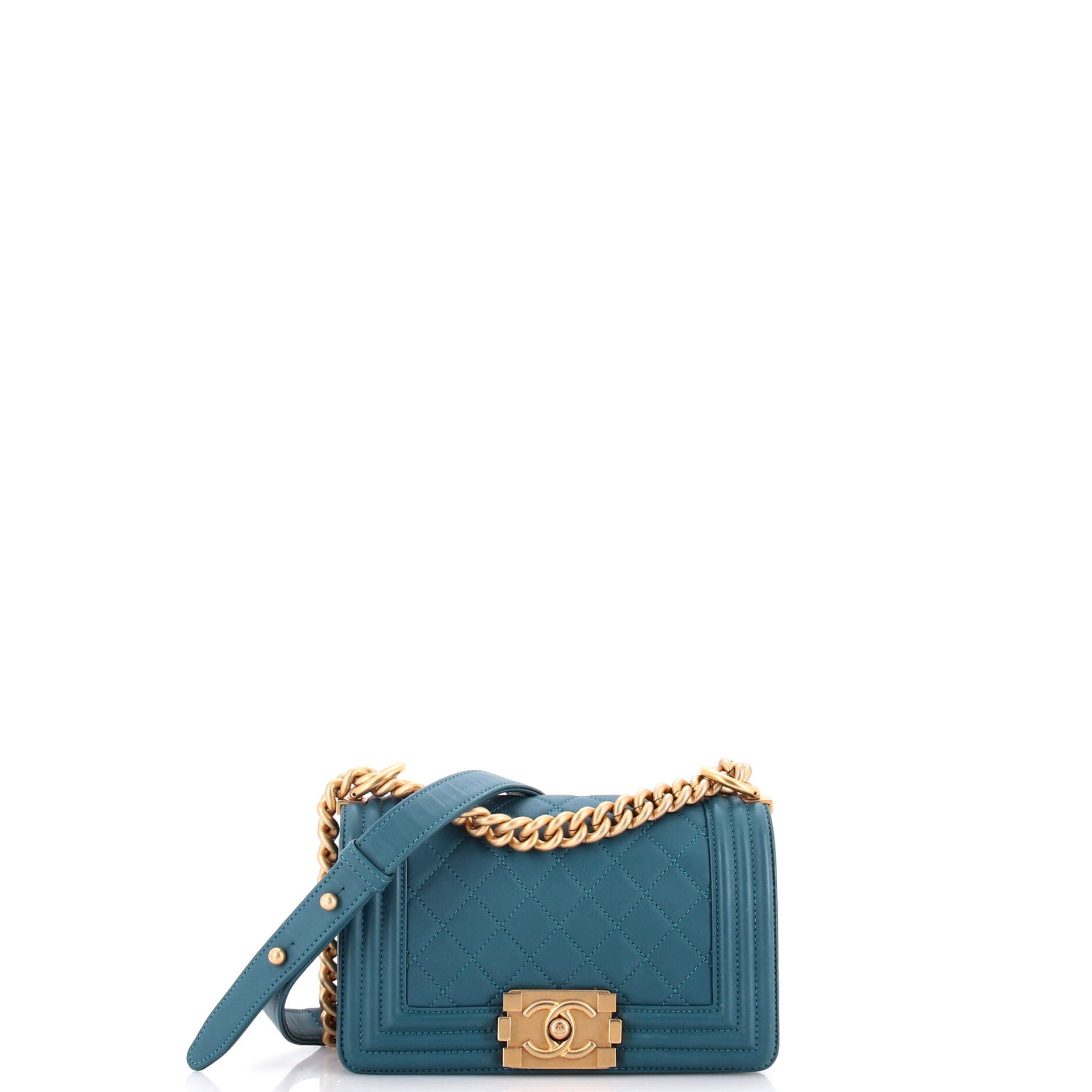 Boy Flap Bag Quilted Lambskin Small