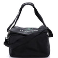 Logo Print Convertible Square Duffle Bag Recycled Nylon