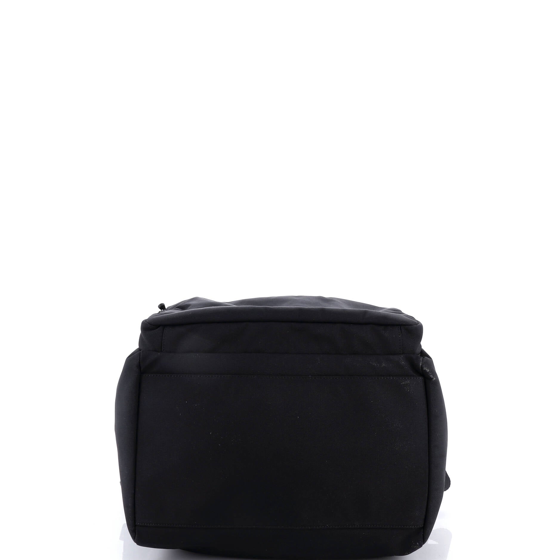 Logo Print Convertible Square Duffle Bag Recycled Nylon