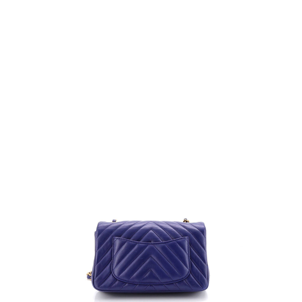 Classic Single Flap Bag Chevron Lambskin Mini