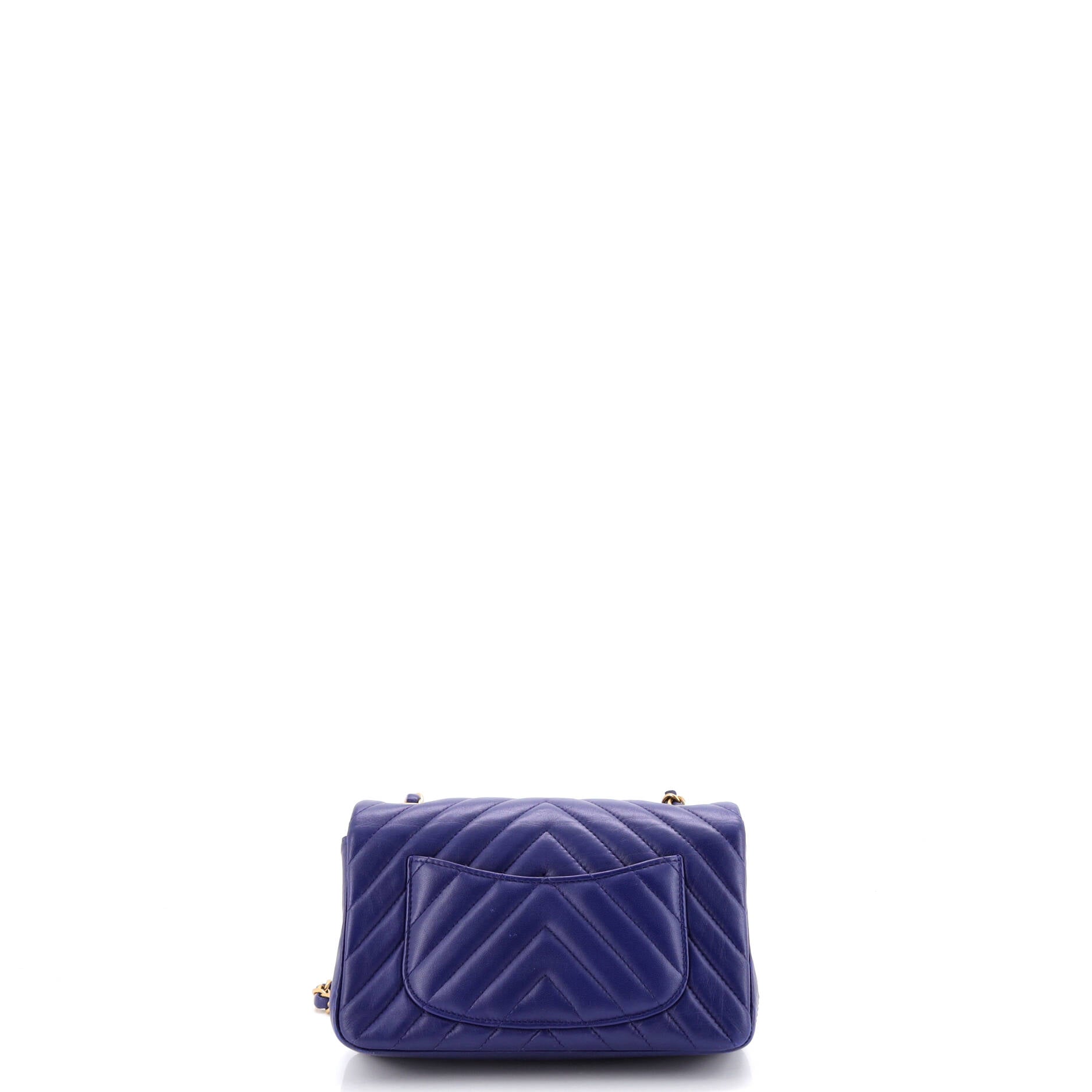 Classic Single Flap Bag Chevron Lambskin Mini