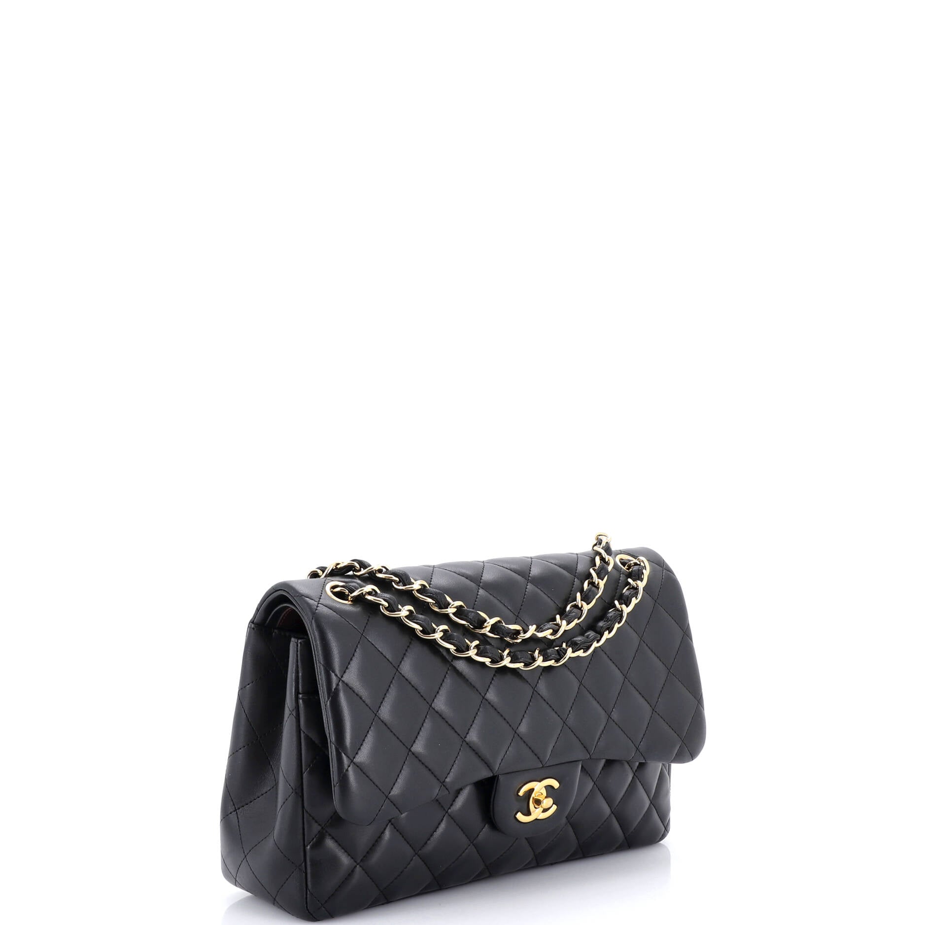 Classic Double Flap Bag Quilted Lambskin Jumbo