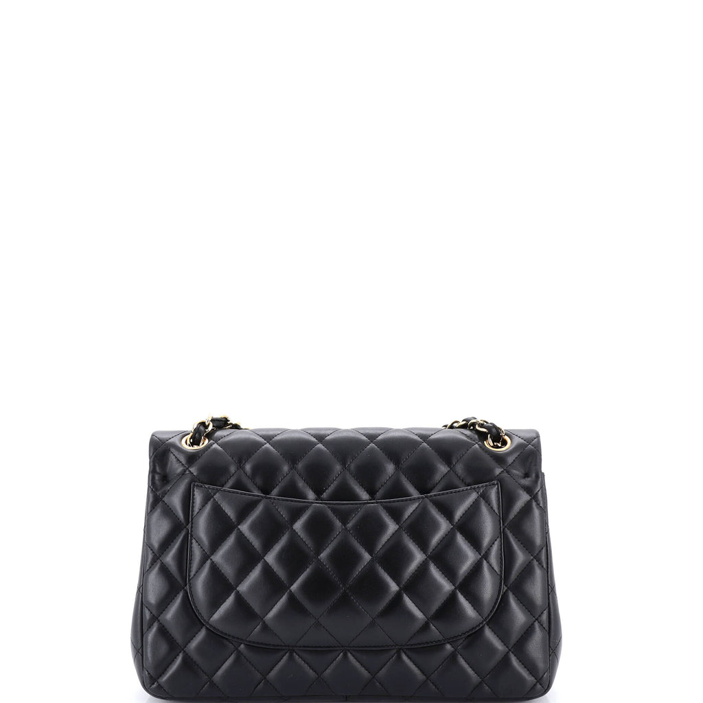Classic Double Flap Bag Quilted Lambskin Jumbo