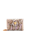La Medusa Chain Clutch Python Mini