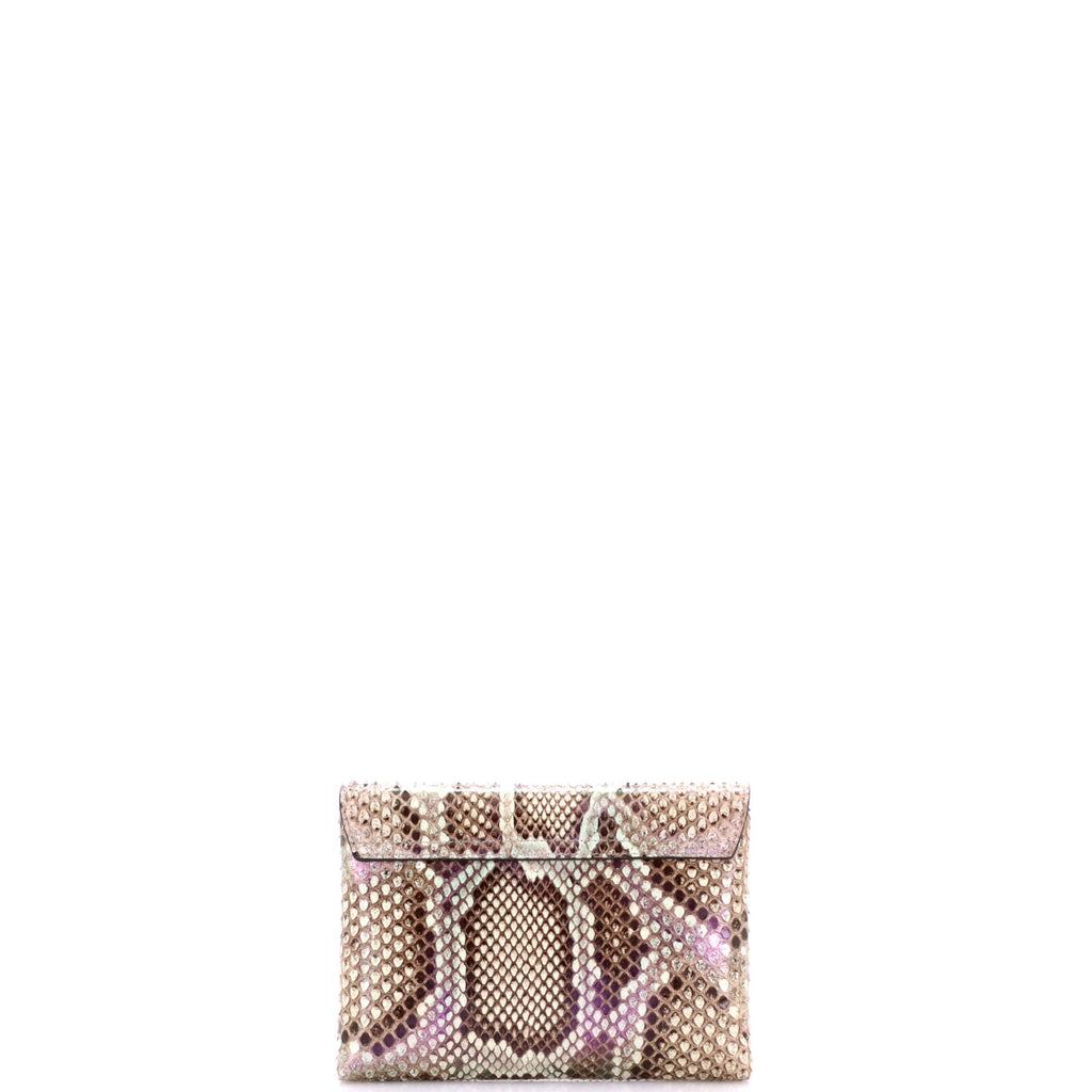La Medusa Chain Clutch Python Mini