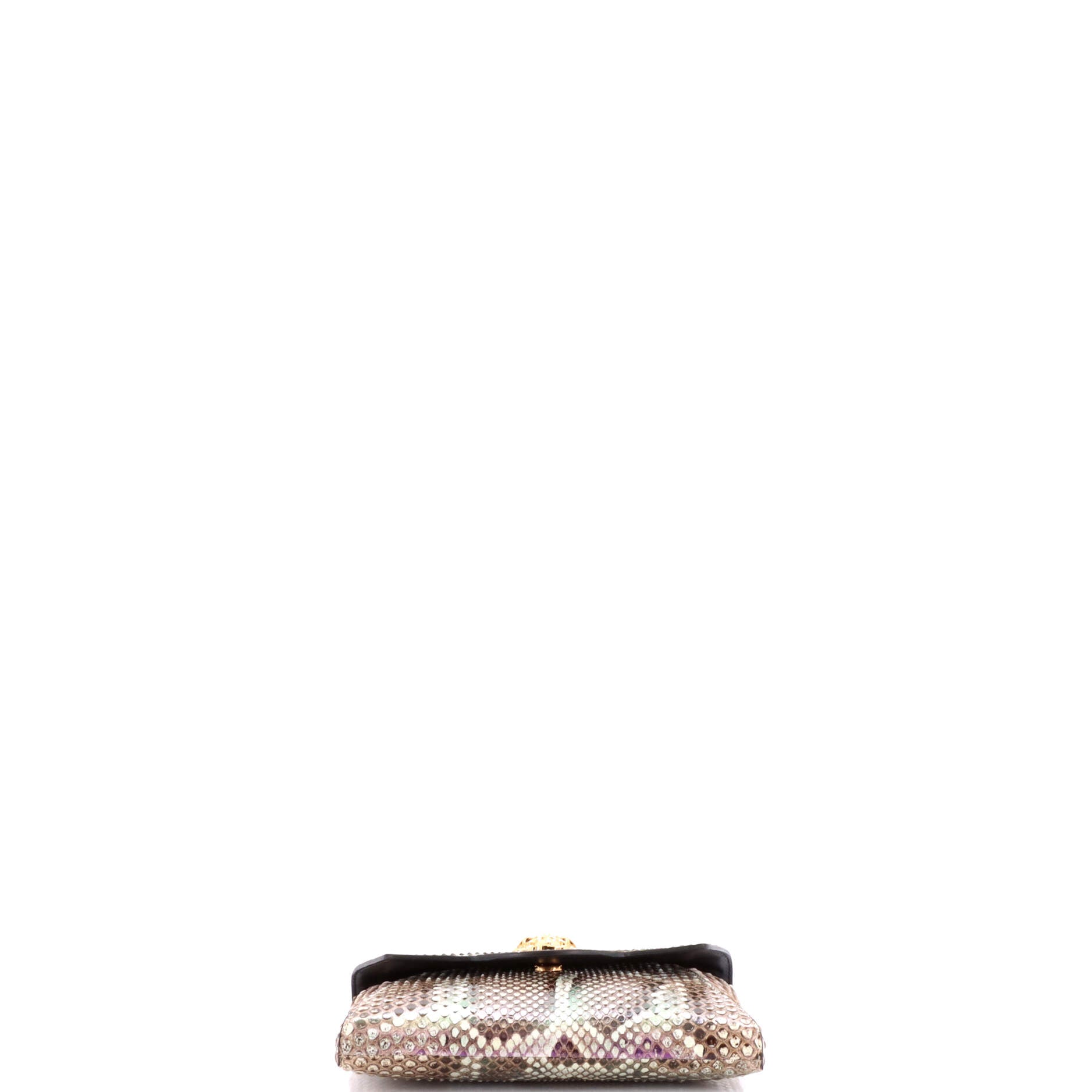 La Medusa Chain Clutch Python Mini