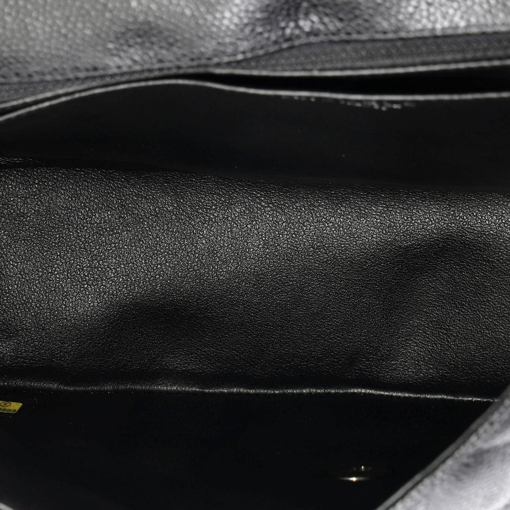 Classic Single Flap Bag Quilted Caviar Jumbo