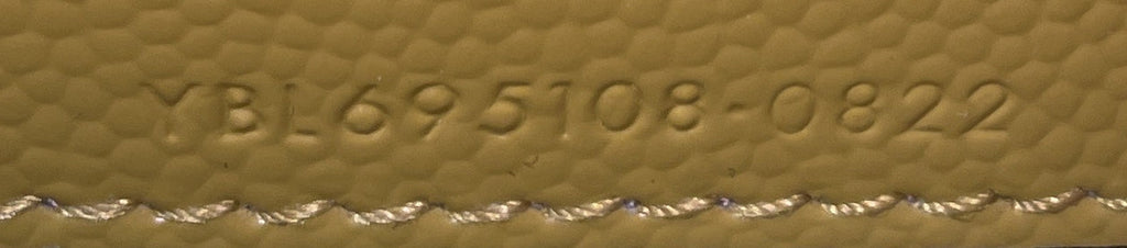 Classic Monogram Wallet on Chain Matelasse Chevron Leather Small