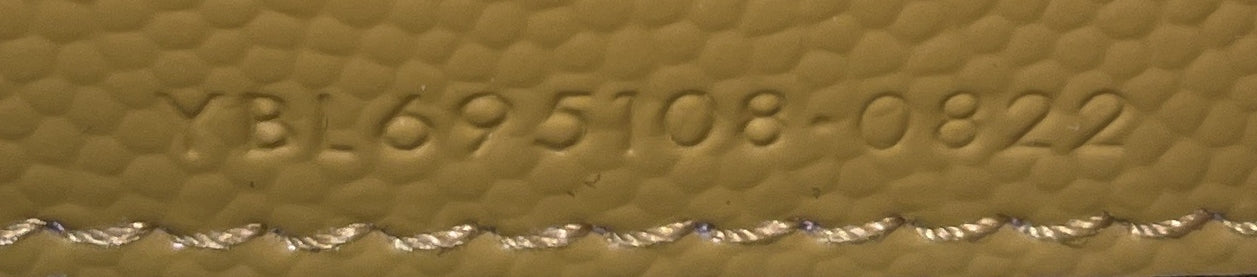 Classic Monogram Wallet on Chain Matelasse Chevron Leather Small