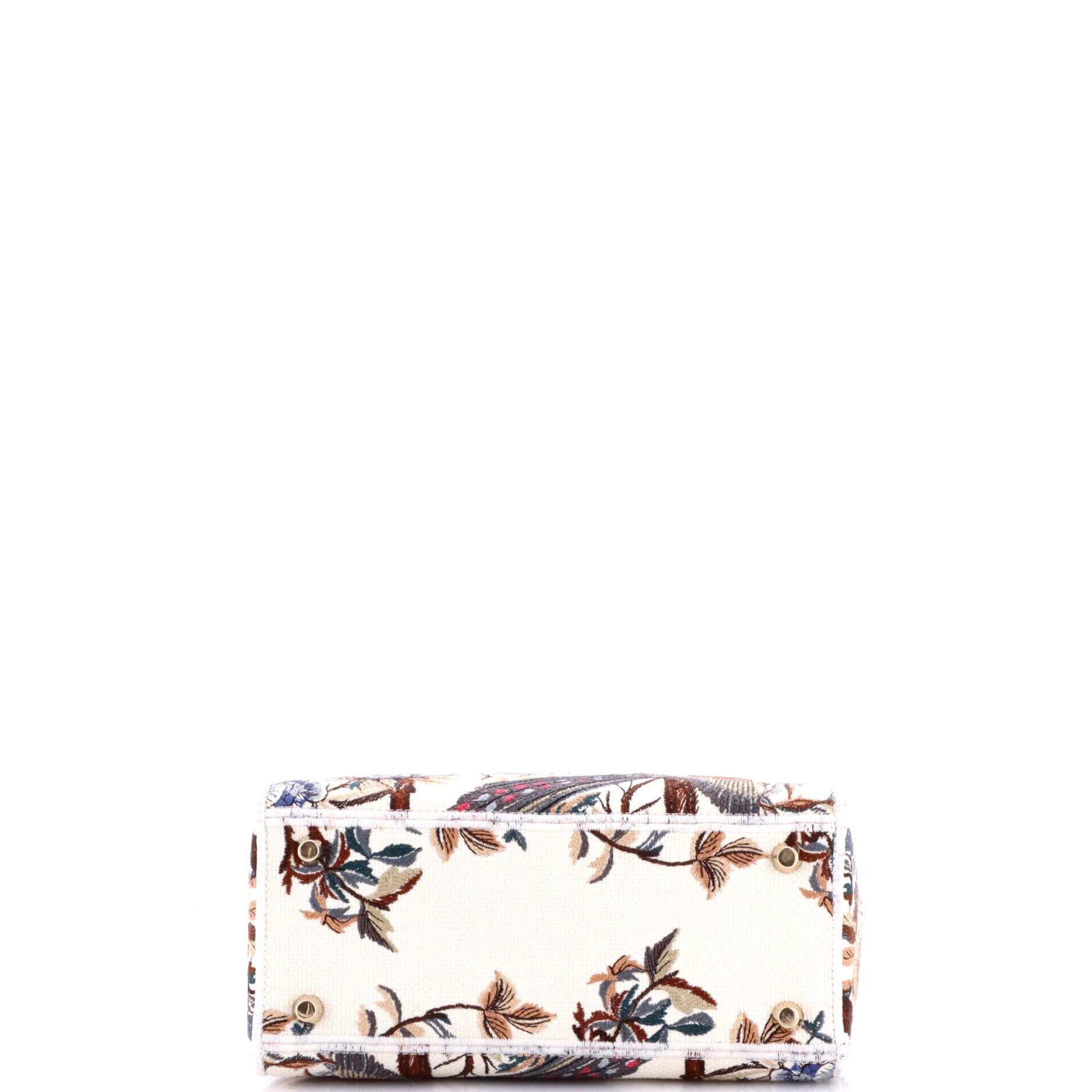 Lady D-Lite Bag Embroidered Canvas Medium