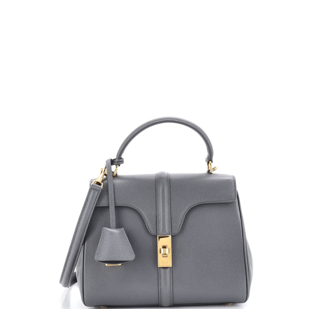16 Top Handle Bag Grained Calfskin Small