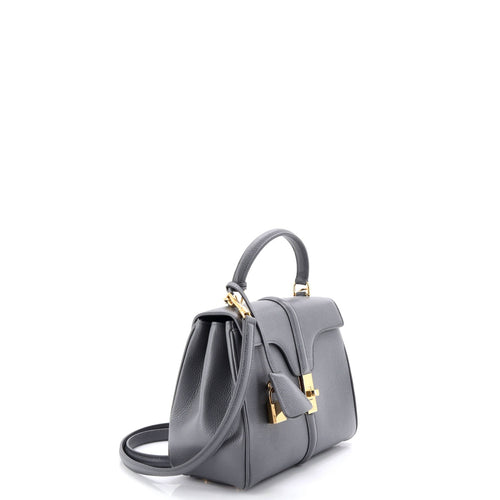 16 Top Handle Bag Grained Calfskin Small