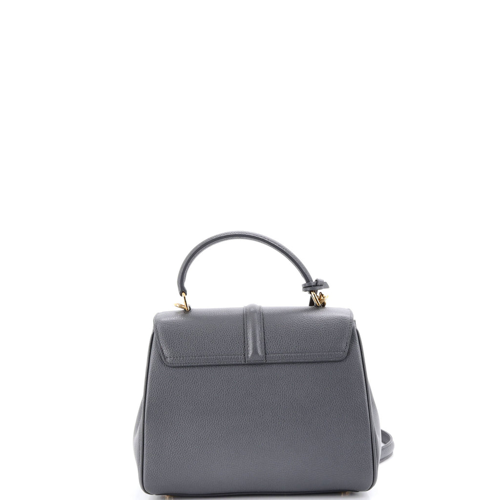 16 Top Handle Bag Grained Calfskin Small