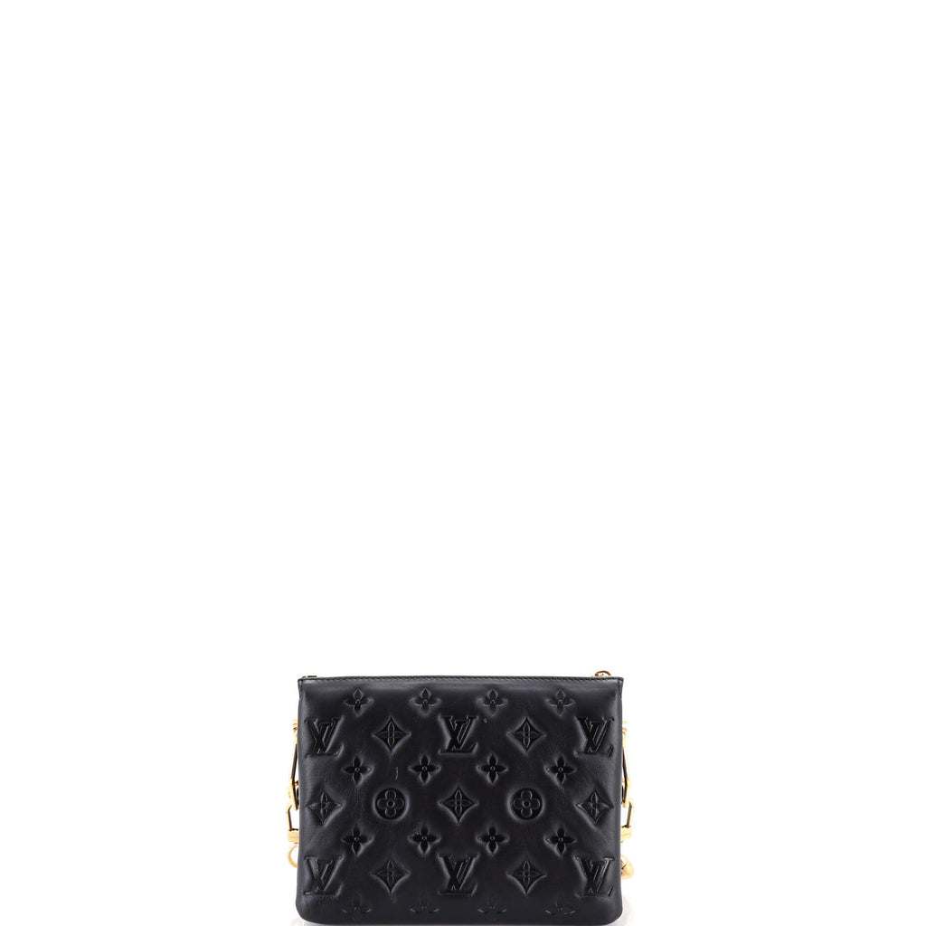 Coussin Bag Monogram Embossed Lambskin BB
