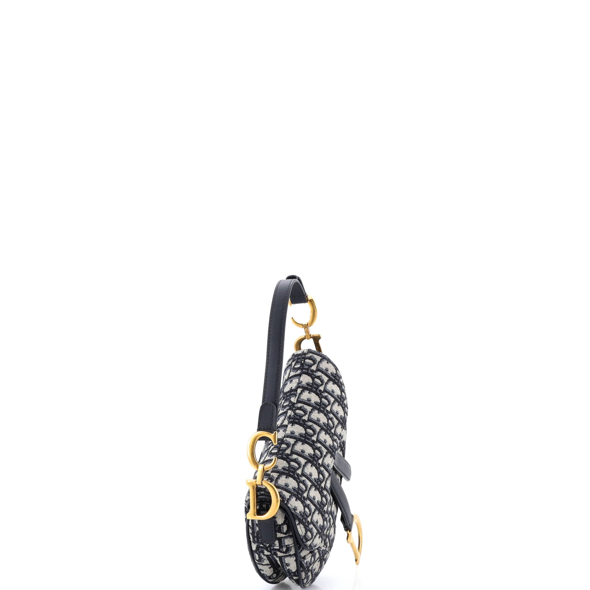Saddle Handbag Oblique Canvas Mini