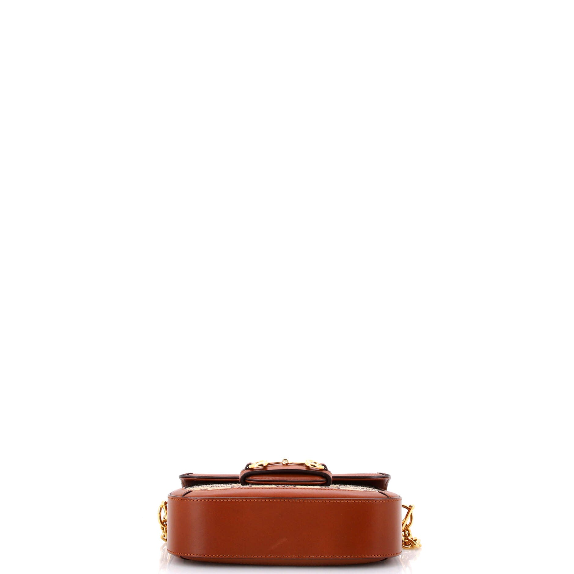 Horsebit 1955 Shoulder Bag Crystal Embellished GG Canvas Mini