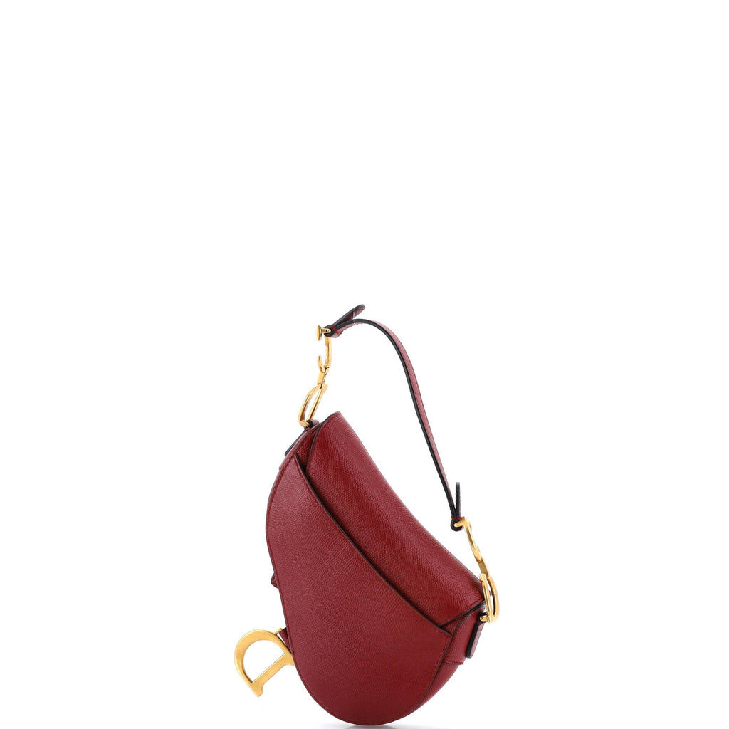 Saddle Handbag Leather Mini