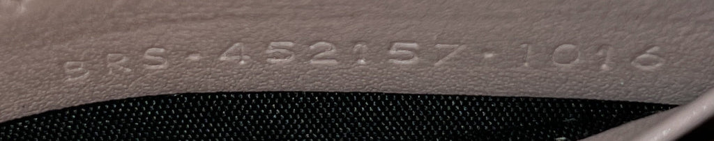 Sunset Chain Wallet Crocodile Embossed Leather