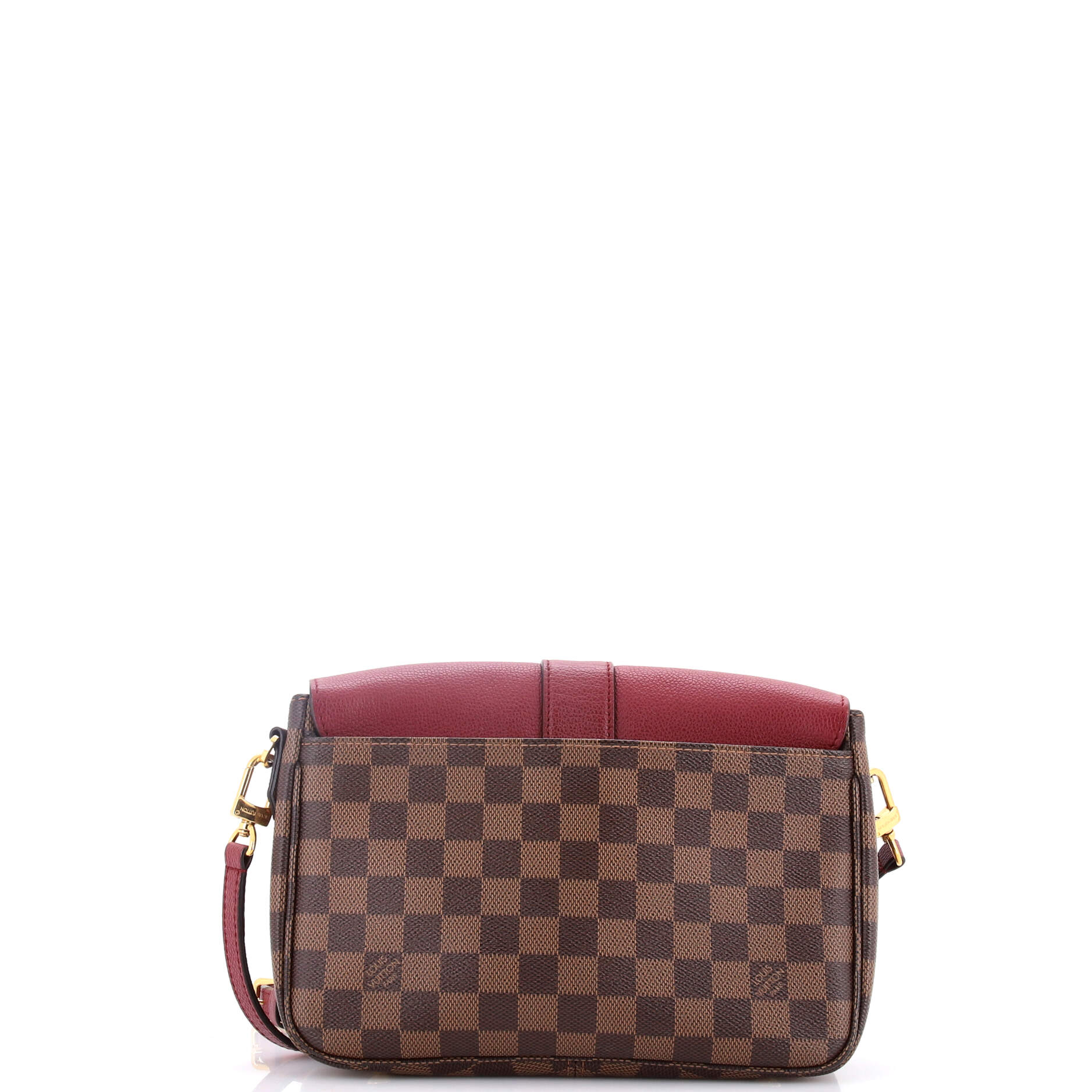 Clapton Handbag Damier and Leather PM