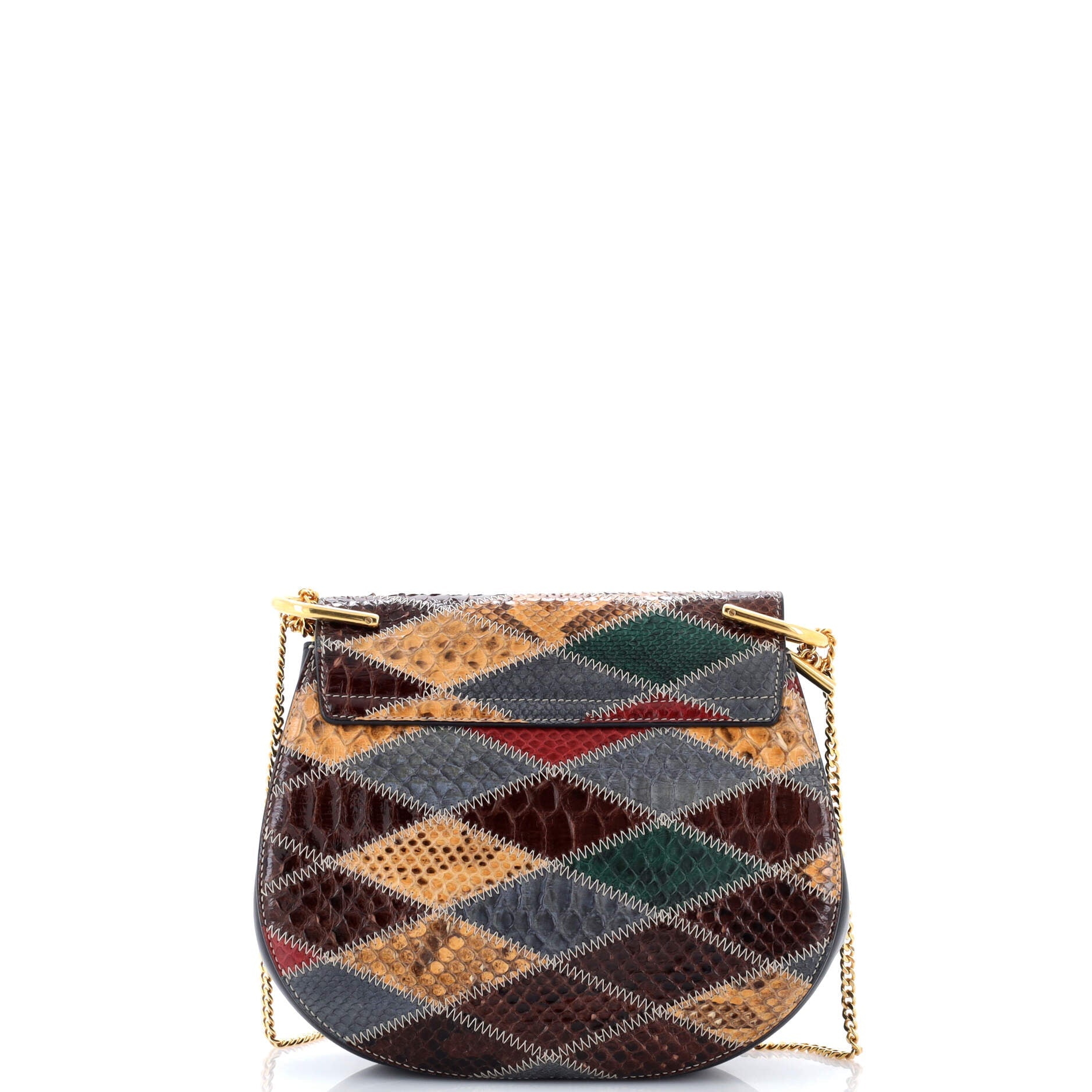 Drew Crossbody Bag Python Small