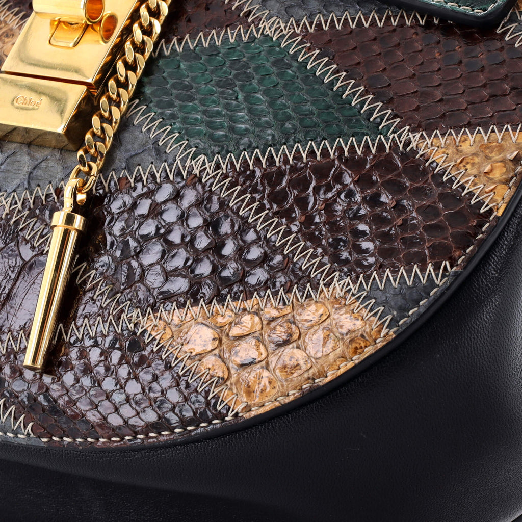Drew Crossbody Bag Python Small