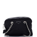 Chain Shoulder Bag Quilted Tessuto Medium