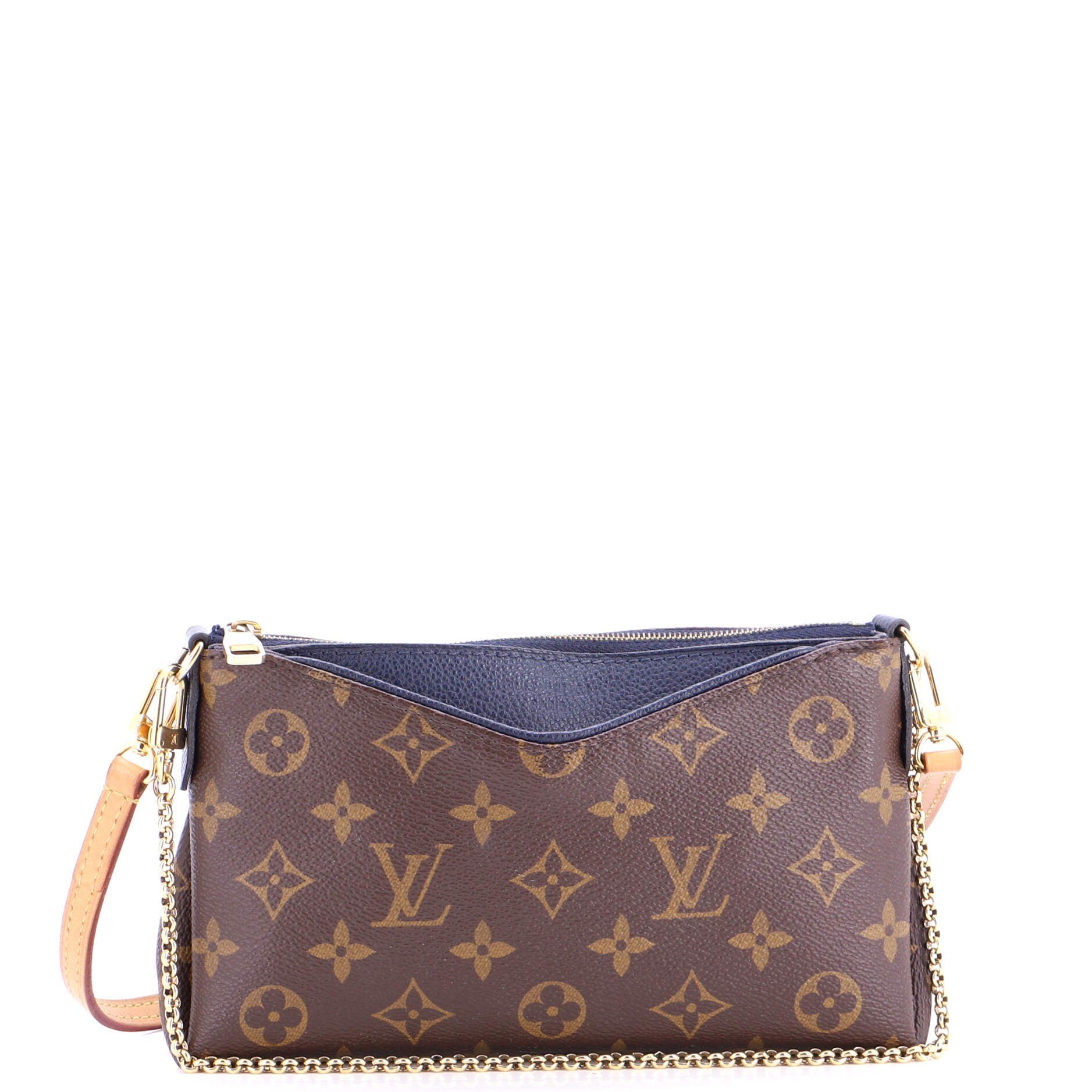 Pallas Clutch Monogram Canvas with Leather