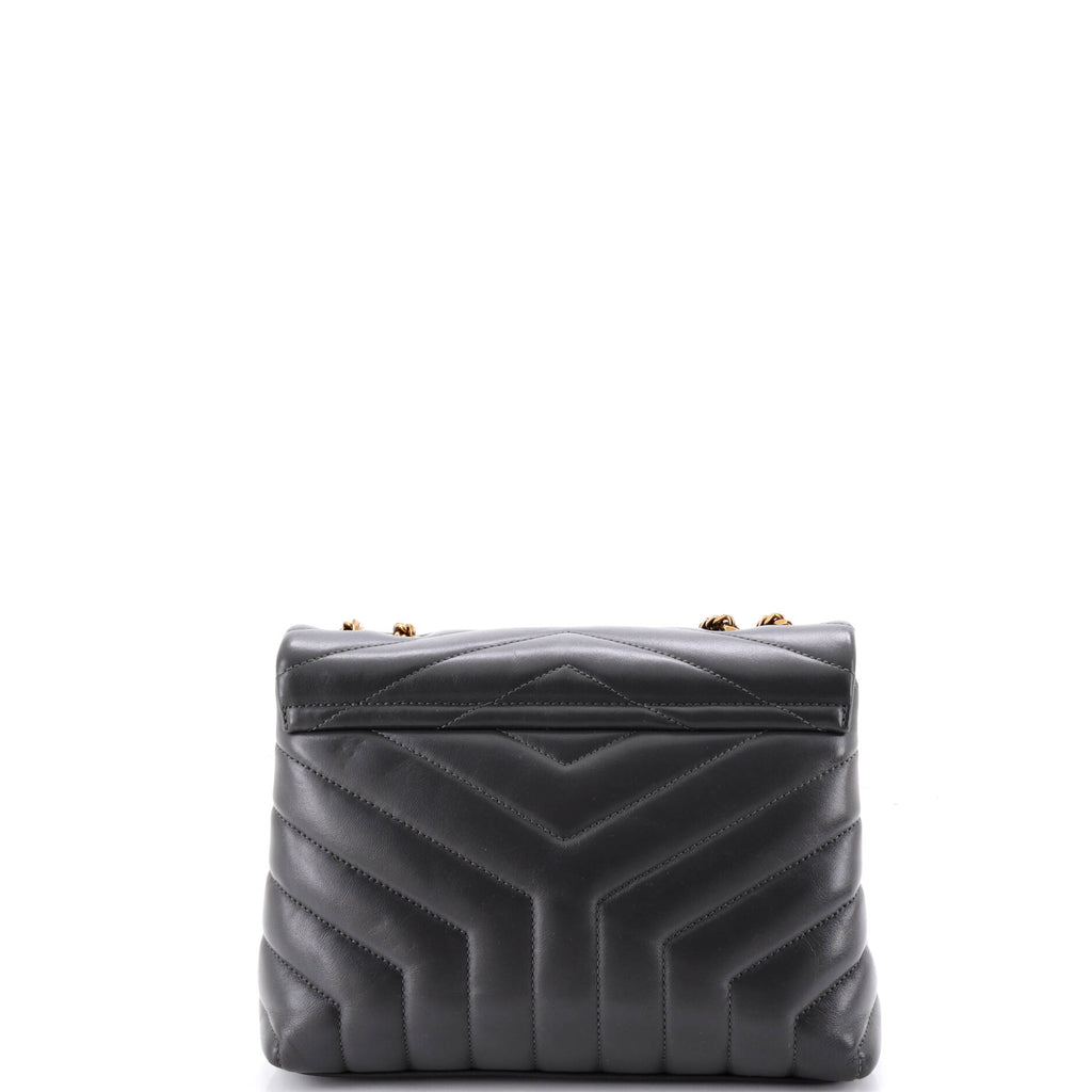 Loulou Shoulder Bag Matelasse Chevron Leather Small