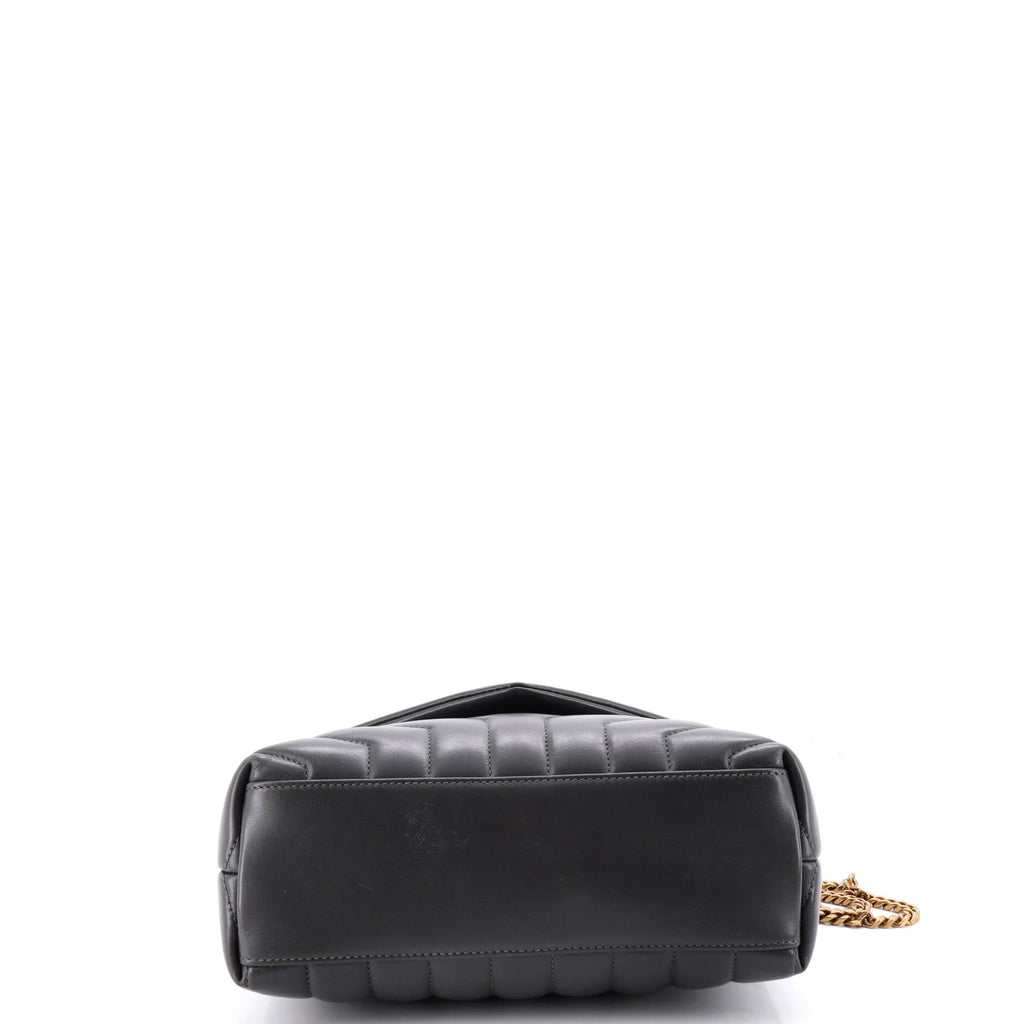 Loulou Shoulder Bag Matelasse Chevron Leather Small