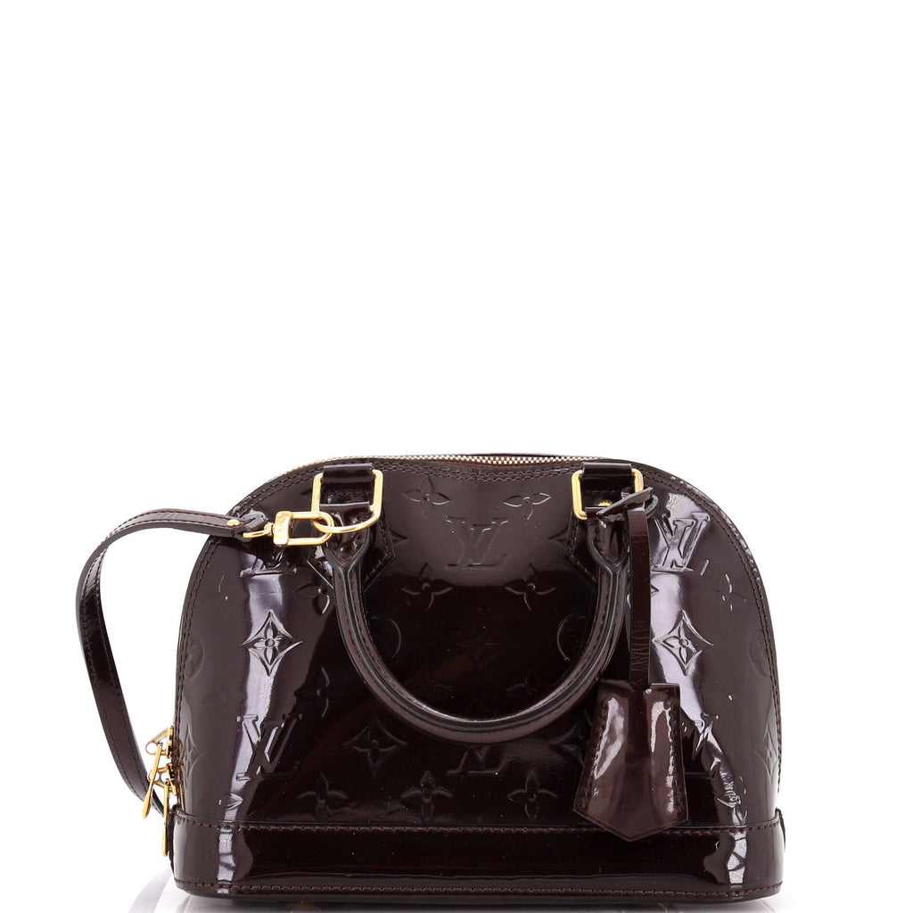 Alma Handbag Monogram Vernis BB