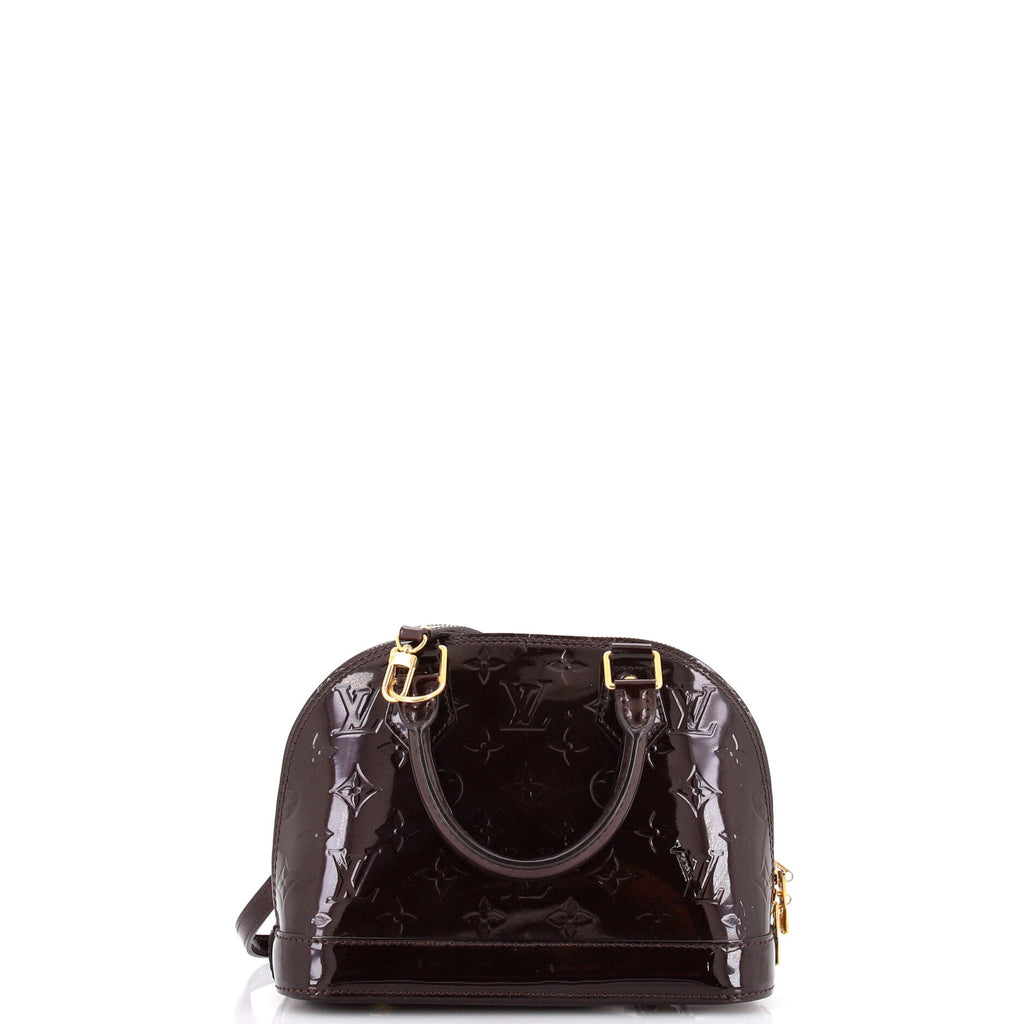 Alma Handbag Monogram Vernis BB