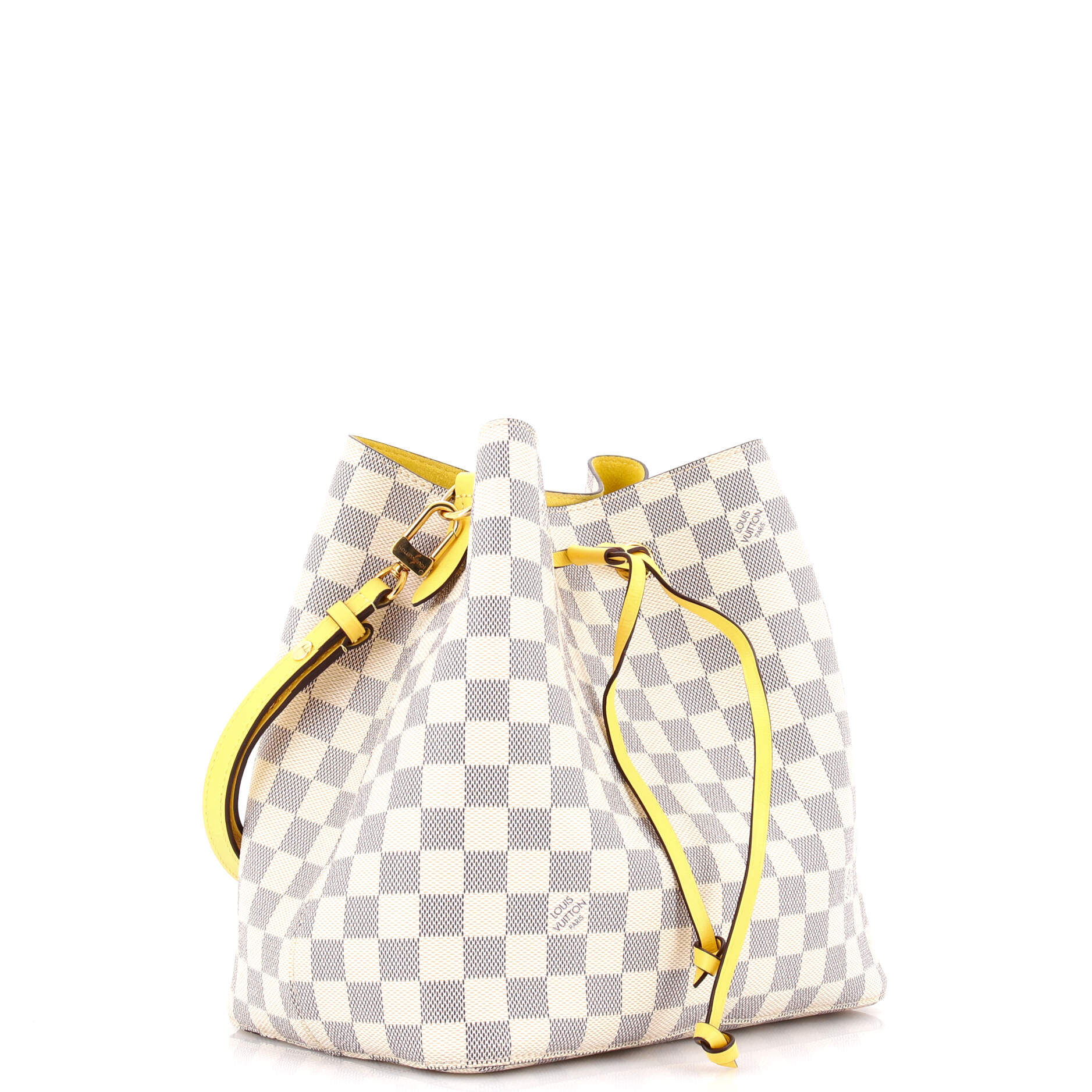 NeoNoe Handbag Damier with Leather MM