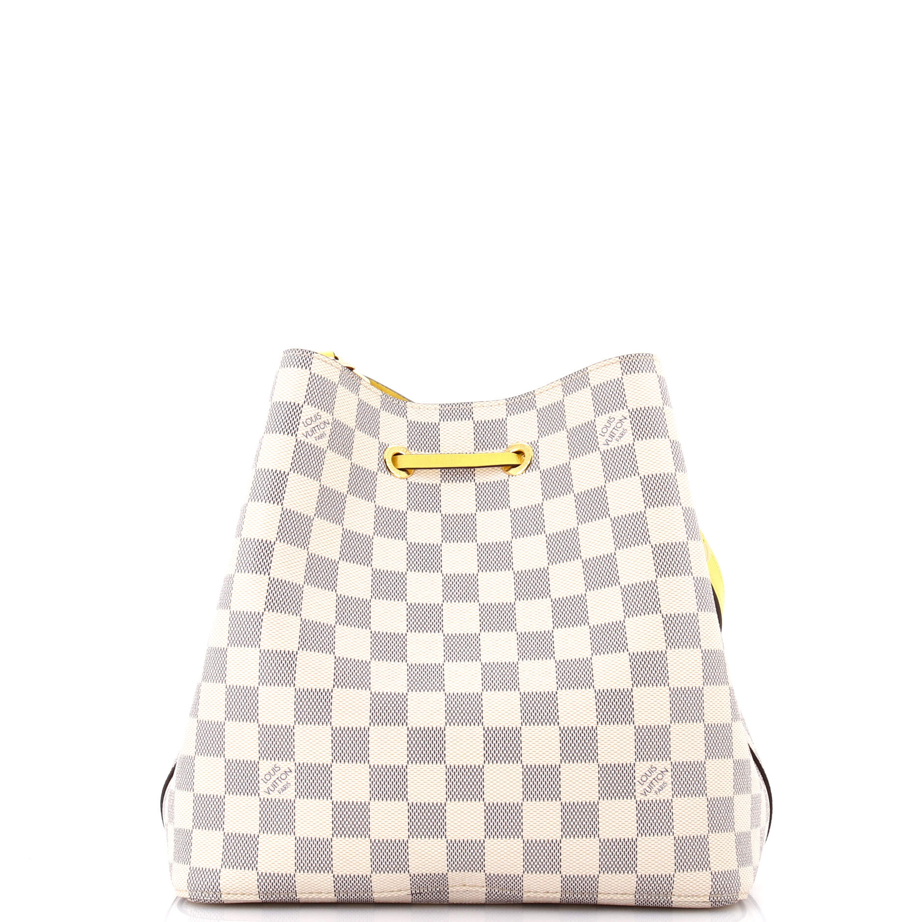NeoNoe Handbag Damier with Leather MM